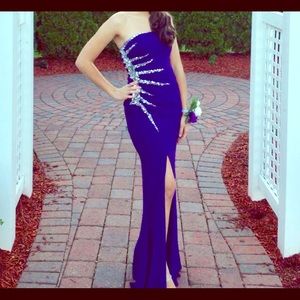 Royal Purple Prom Dress